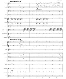 阁楼里的吸血鬼 中级 交响管乐合奏总谱+分谱 有试听-云音圈