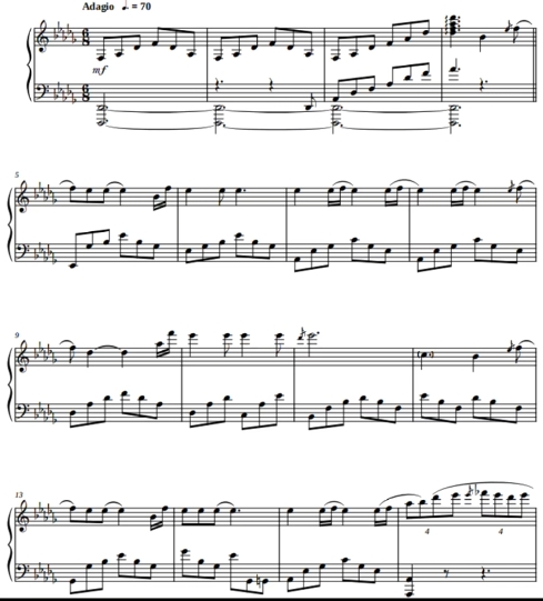 雪人 圣诞歌曲 高级版 钢琴独奏 有试听