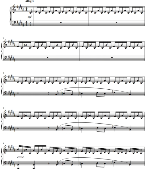 雷击 硬核摇滚 高级版 钢琴独奏 有试听