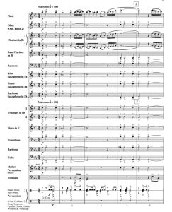 风一样的单车 初级 交响管乐合奏总谱+分谱 2级 有试听-云音圈