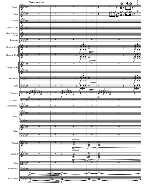 风之谷 久石让 管弦乐总谱+分谱 有试听