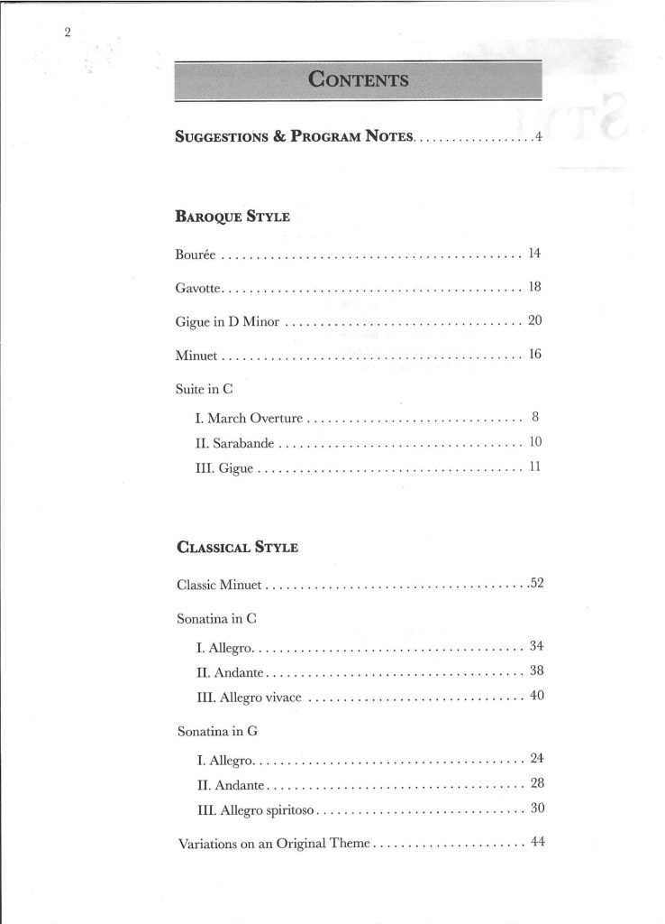 图片[2]-罗琳 风格聚焦曲集：为中级钢琴学习者而作的21首巴洛克、古典、浪漫与印象主义风格原创作品