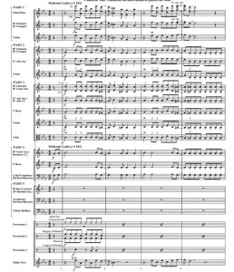 魔法满屋 We Don't Talk About Bruno 文森版初级 灵活版交响管乐合奏总谱+分谱 2级 有试听-云音圈