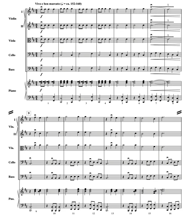 魔鬼圆舞曲 卡姆佩罗版 初级 交响弦乐合奏总谱+分谱（2级） 有试听