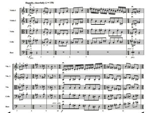 鲍曼 弦乐嬉游曲第1乐章 中级 交响弦乐合奏总谱+分谱 G3.5 有试听-云音圈