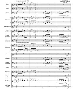 黑娃娃步态舞 初-中级 交响管乐合奏总谱+分谱 2.5级 有试听-云音圈