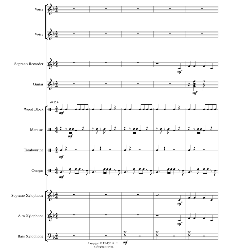 商品为合唱总谱 A Ram Sam Sam 合唱总谱 有试听