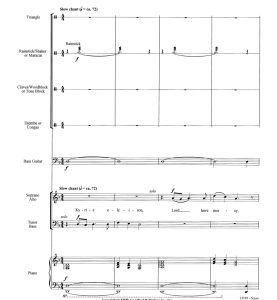 商品为 合唱总谱 Afrika Kyrie na Sanctus 贝克版 合唱总谱 有试听-云音圈