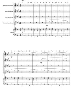 标价非售价 D 大调卡农 海森堡版 萨克斯四重奏+钢琴 有试听-云音圈