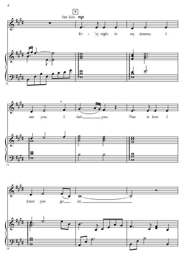 图片[2]-商品为SAB 三声部合唱线谱 My Heart Will Go On 泰坦尼克号 米勒版  混声合唱谱 有试听