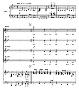 商品为SSAA 四声部合唱线谱 Rockin' Jerusalem 迪尔沃思版 童声女声合唱谱 有试听-云音圈