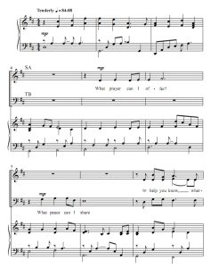 商品为SATB 四声部合唱线谱 The Blessing Is You 布罗斯版 混声合唱SATB+钢琴谱 有试听-云音圈