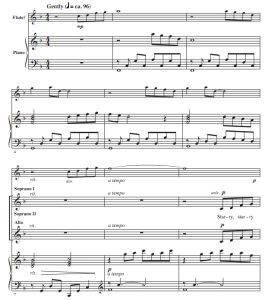 商品为SSA 三声部合唱线谱 Vincent 赫夫版 童声女声流行合唱谱 有试听-云音圈