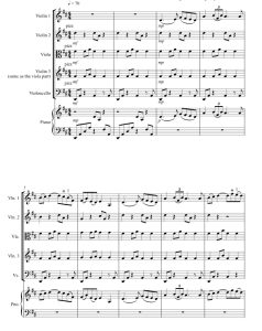 《卡门》幻想曲 间奏曲 大卫版  弦乐四重奏 总谱+分谱 有试听-云音圈