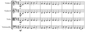 一闪一闪小星星 恩里克版 弦乐四重奏 总谱+分谱 有试听-云音圈