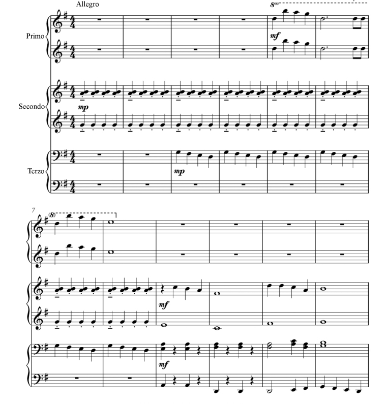 一首有趣的圣诞歌曲串烧 六手联弹 有试听