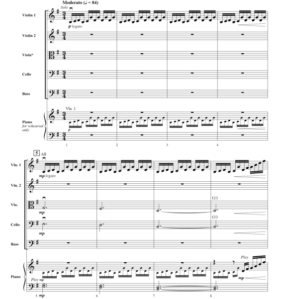 万物理论 弦乐五重奏+钢琴 总谱+分谱 有试听