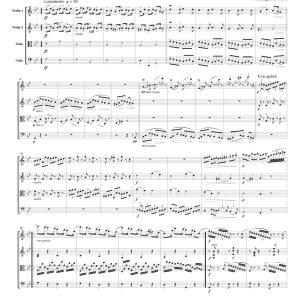 亨德尔 帕萨卡利亚 CH108  弦乐四重奏 总谱+分谱 有试听-云音圈