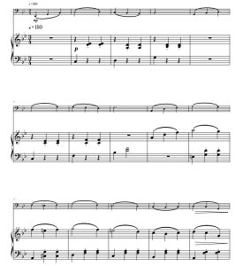 人生的旋转木马(哈尔的移动城堡)  巴松钢琴总分谱 有试听-云音圈