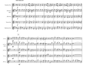 标价非售价 今宵莫负 洛里版 萨克斯五重奏 总谱+分谱 有试听-云音圈