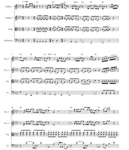 他的良善 乔纳塔 弦乐四重奏 总谱+分谱 有试听-云音圈