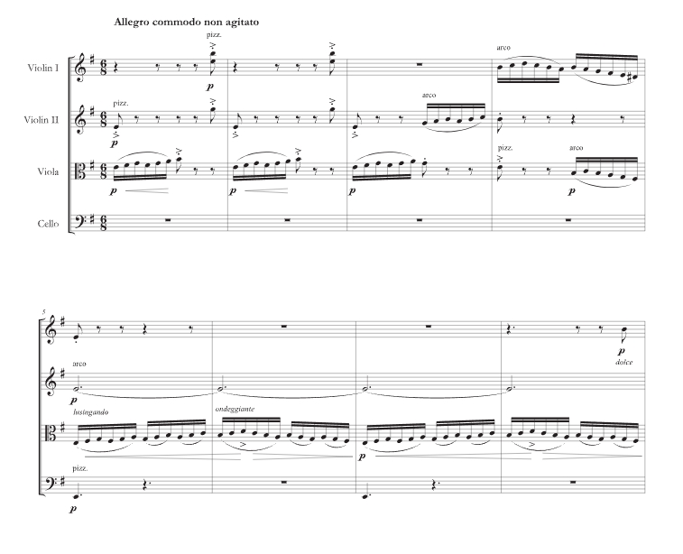 伏尔塔瓦河 马拉尼版  弦乐四重奏 总谱+分谱 有试听