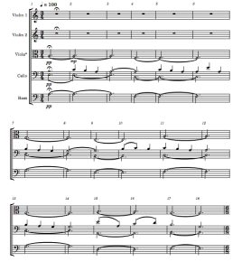 元素  弦乐五重奏 总谱+分谱 有试听-云音圈