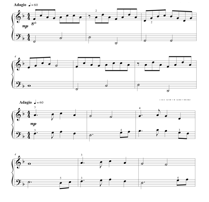 凛冬寒夜 四手联弹 有试听