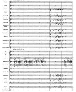 凯旋进行曲 4级 交响管乐总分谱 有试听-云音圈