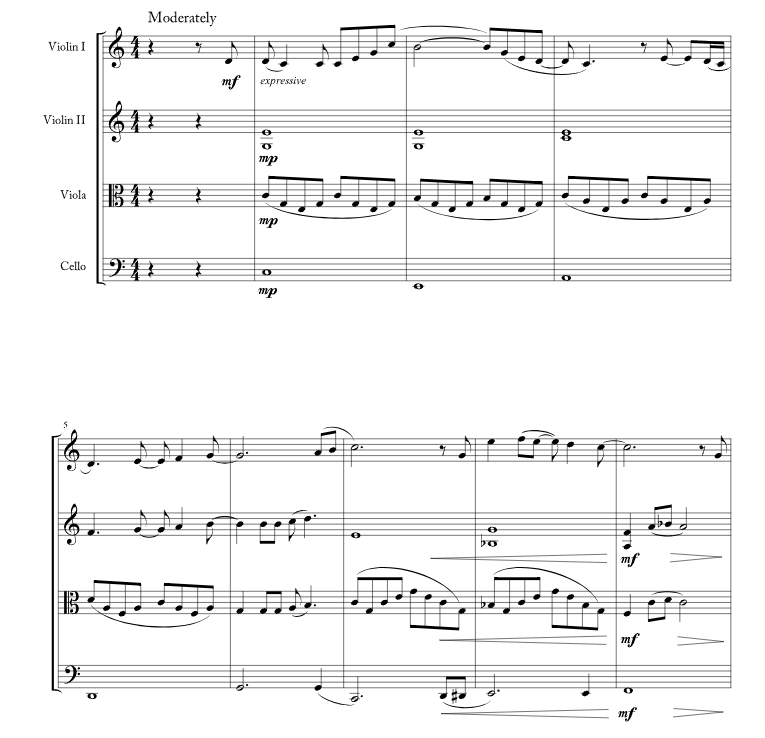 别阻止我 马拉尼版 弦乐四重奏 总谱+分谱 有试听