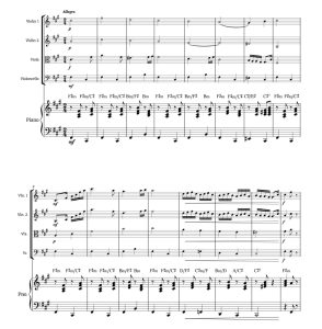 勃拉姆斯 匈牙利舞曲五号 里卡版 弦乐四重奏 总谱+分谱 有试听-云音圈