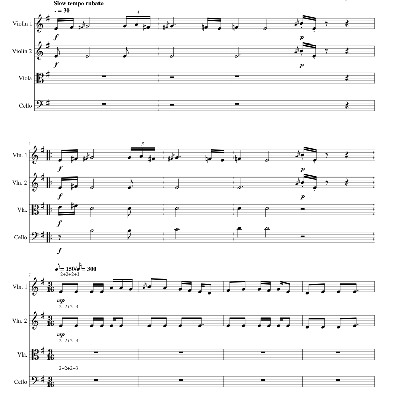 卡瓦尔·斯维里 克里斯托弗版 弦乐四重奏 总谱+分谱 有试听