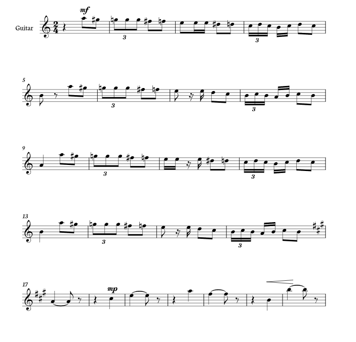 卡门 哈巴涅拉 海森堡版 吉他独奏 有试听