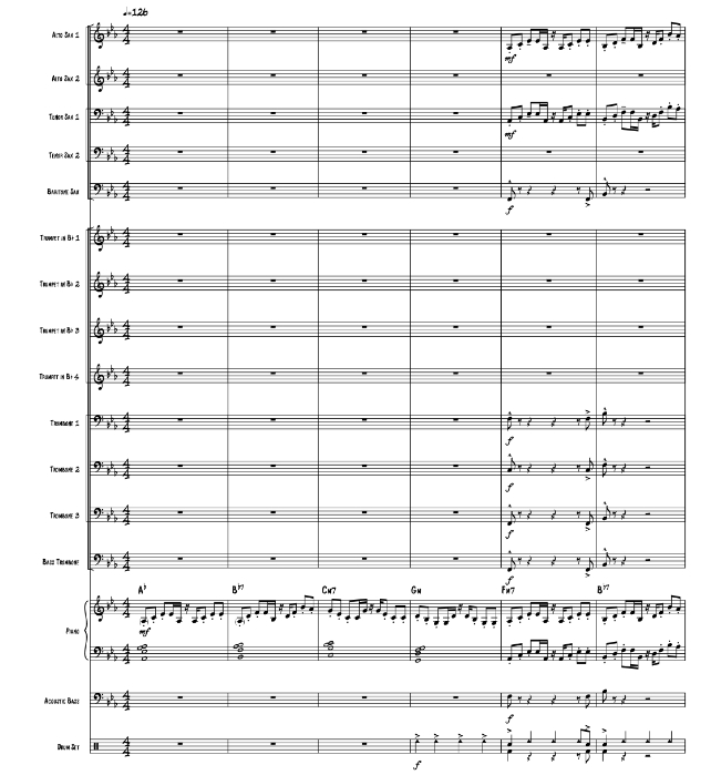 又一个阳光灿烂的日子 布拉斯科夫斯基版  管乐 总谱+分谱 有试听