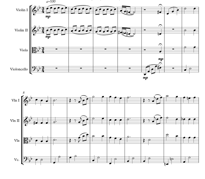 哈尔的移动城堡 马修版 弦乐四重奏 总谱+分谱 有试听