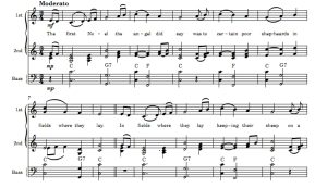 圣诞佳音歌The first noel 手风琴三重奏 总谱 有试听-云音圈