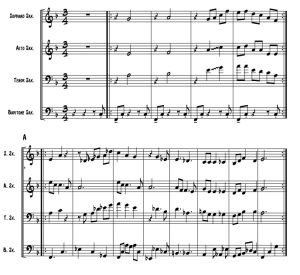 标价非售价 圣诞时光已至 凯文版 SATB萨克斯四重奏 总谱+分谱 有试听-云音圈