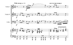 圣诞欢乐组曲 加里版 双小提琴大提琴钢琴 总谱+分谱 有试听-云音圈