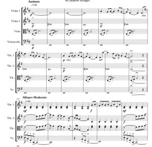 埃莉诺·里格比 安德鲁版 弦乐四重奏 总谱+分谱 有试听-云音圈