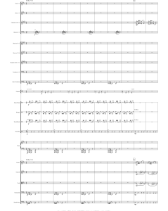 夏奇拉 Waka Waka 管弦乐总谱+分谱-云音圈