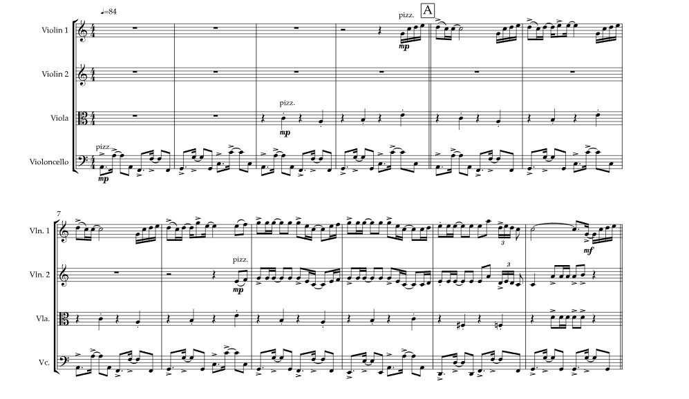 夏日 Summer 久石让 马修版 弦乐四重奏 总谱+分谱 有试听