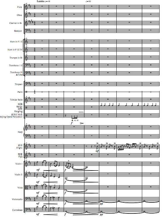 大宅门写意 管弦乐 总分谱 有试听