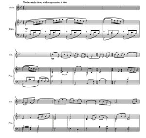 天堂电影院 爱的主题 小提琴钢琴 总分谱 有试听-云音圈