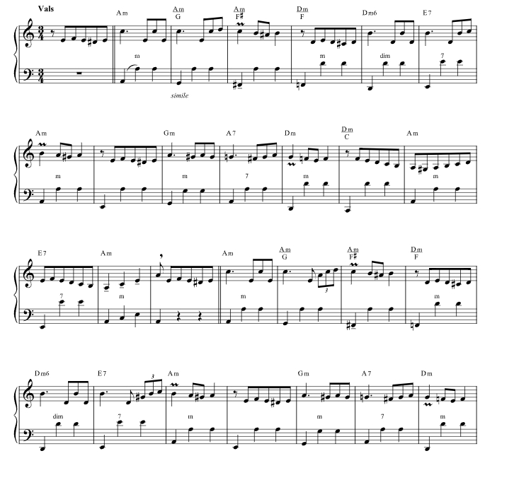 委内瑞拉传统圆舞曲 离别曲 阿里戈版 手风琴独奏 有试听