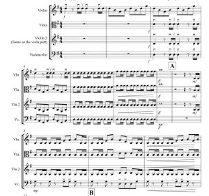 威廉・退尔序曲  大卫版 小提琴中提琴大提琴重奏 总分谱 有试听-云音圈