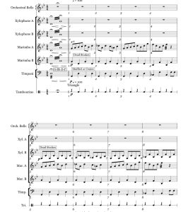 山魔王的宫殿之中 史蒂芬版 打击乐重奏 总谱+分谱 有试听-云音圈