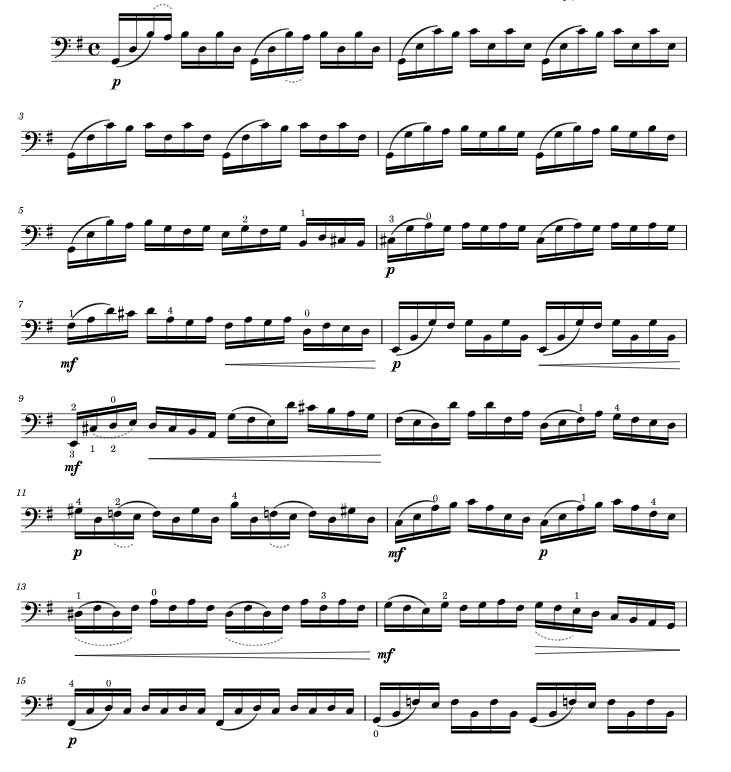 巴赫 G 大调第一大提琴组曲 BWV 1007 大提琴独奏 有试听