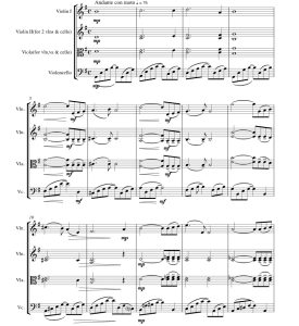 巴赫 圣母颂 雪莉版 弦乐四重奏 总谱+分谱 有试听-云音圈