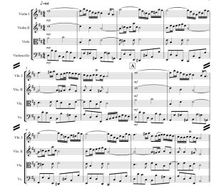 巴赫G弦上的咏叹调 肯尼斯版 弦乐四重奏 总谱+分谱 有试听-云音圈