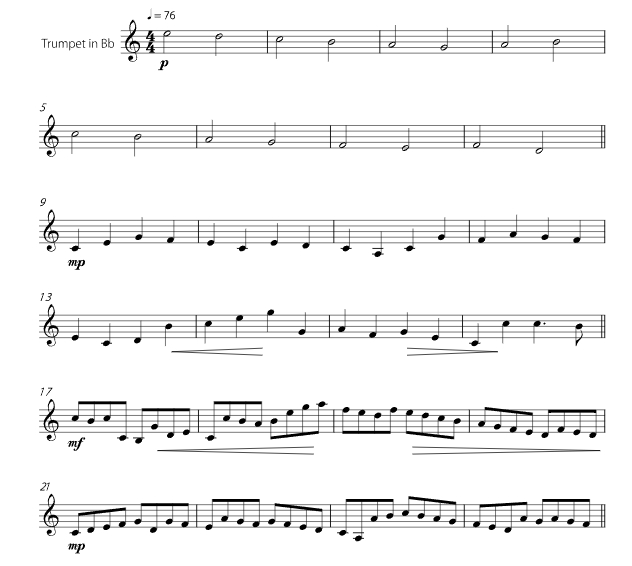 帕赫贝尔 卡农 尤里版 小号独奏 有试听